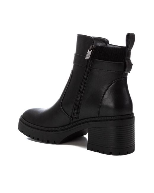Xti Black Casual Booties By