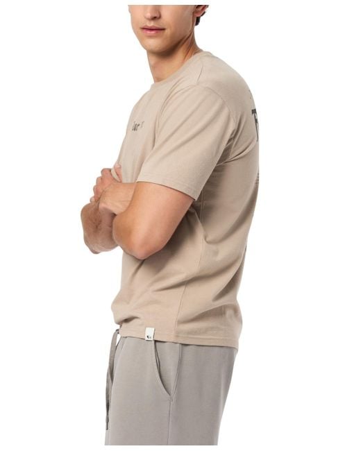 Buffalo David Bitton Natural Thayer Regular Fit Graphic T-shirt for men