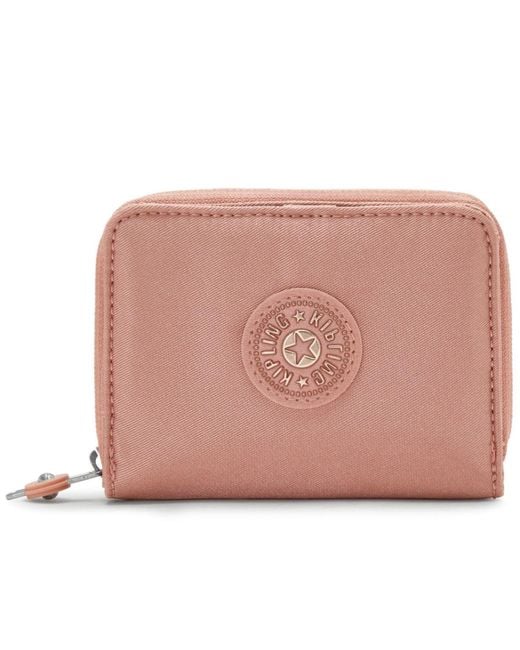 Kipling Synthetic Money Love Rfid Nylon Wallet in Pink Lyst
