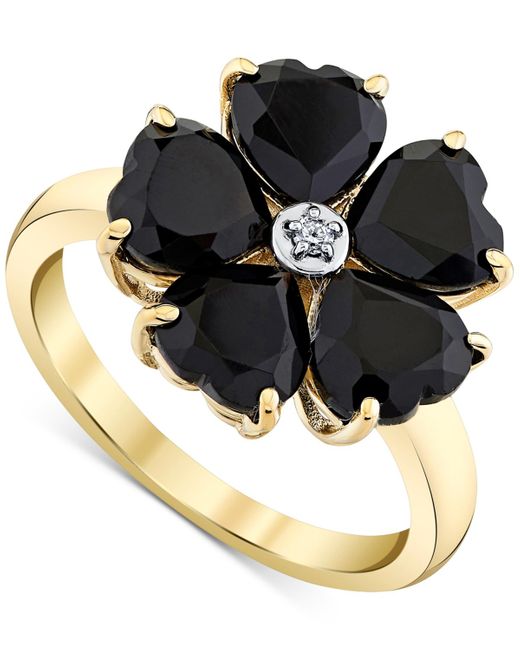 Macy's Metallic Heart Onyx (6mm