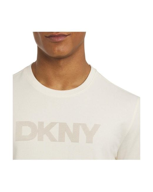DKNY White Dorsey Dot Tee for men