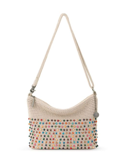 The Sak Lumi Crochet Convertible Crossbody in White | Lyst