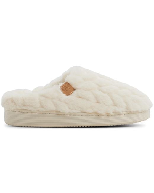 Roxy White Bae Slip-on Slippers