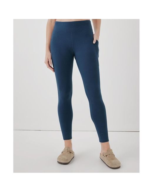 Pact Blue Purefit Pocket legging Made With Cotton