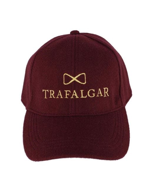 Trafalgar Red 's Solid Wool Touch Baseball Cap for men