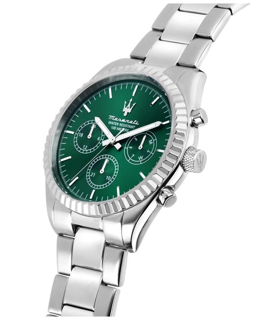 Maserati Green Multifunction Watch for men