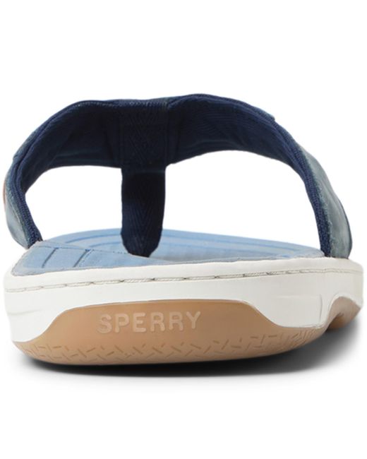 Sperry Top-Sider Blue Baitfish Flat Sandals for men