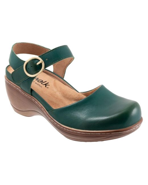 Softwalk® Green Mabelle Clog