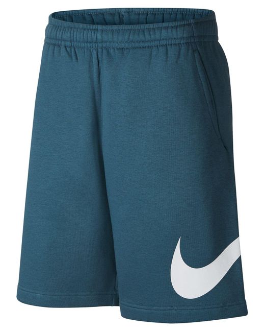 nike sportswear club fleece logo shorts