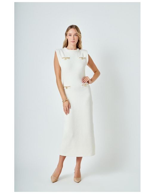 sachin and babi light blue dress Celina Asymmetric White Dress