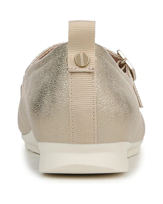 Dr. Scholls White Timeless Jane Closed Round Toe Mary Jane Flats