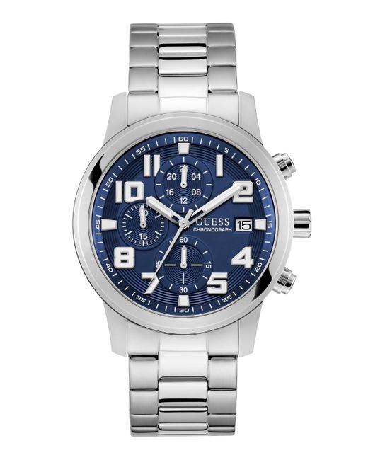 Guess Gray Chronograph Stainless Steel Watch for men