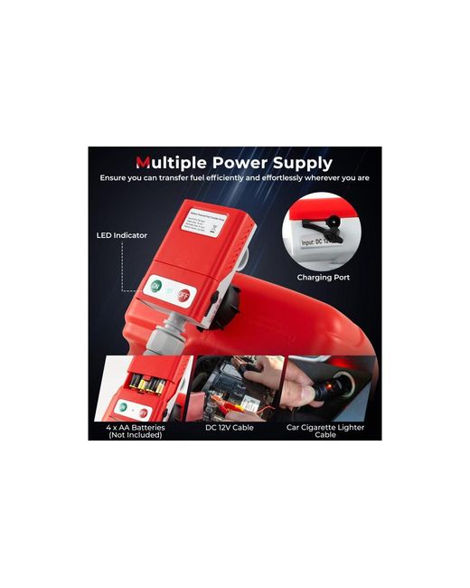SUGIFT Black Portable Fuel Transfer Pump