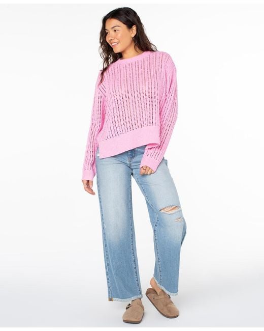 Roxy Red Flipside Long-sleeve Sweater