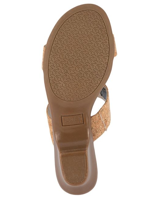 Jones New York Eanna Ornamented Double Band Dress Sandals in White Lyst