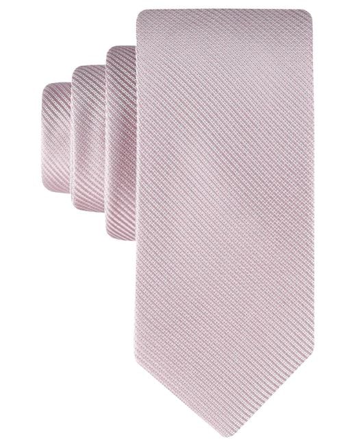 Calvin Klein Purple Catrina Solid Stripe Tie for men