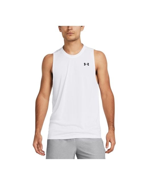 Under Armour White Ua Tech Performance Tank for men