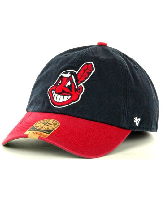 47 Brand Blue Cleveland Indians Franchise Cap for men