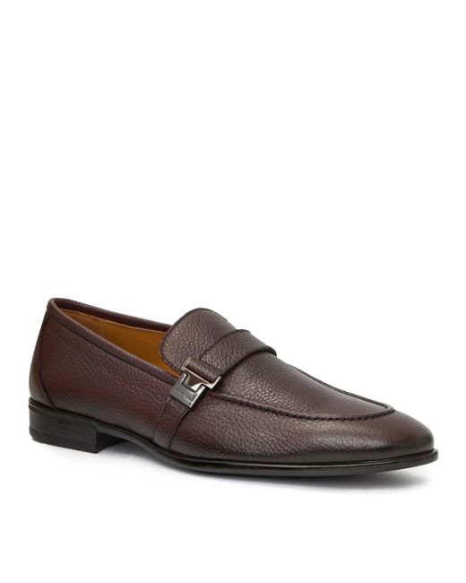 Bruno Magli Arlo Leather Shoes in Brown for Men | Lyst