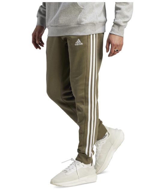Adidas Multicolor Essentials 3-stripes Regular-fit Fleece Joggers, Regular And Big & Tall for men