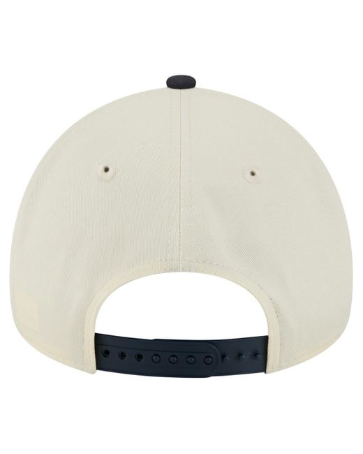 KTZ Natural Cincinnati Reds Speckle A-frame 9forty Adjustable Hat for men