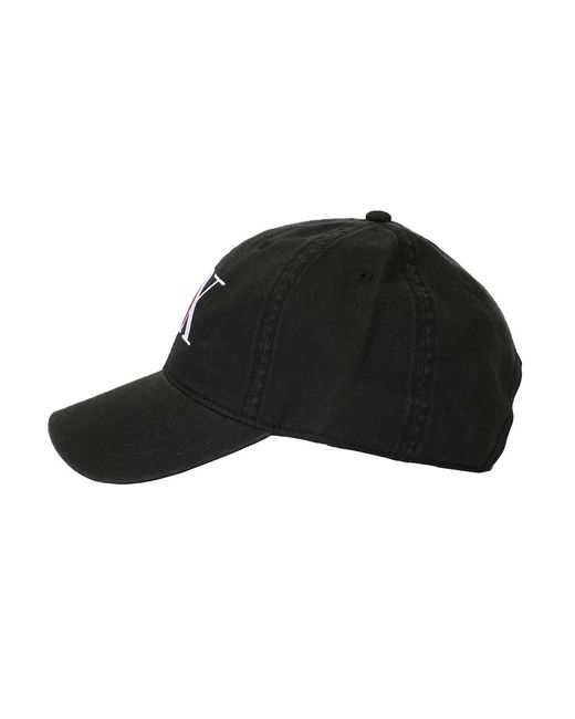 Hunter Black Embroidered Logo Unstructured Baseball Cap. for men