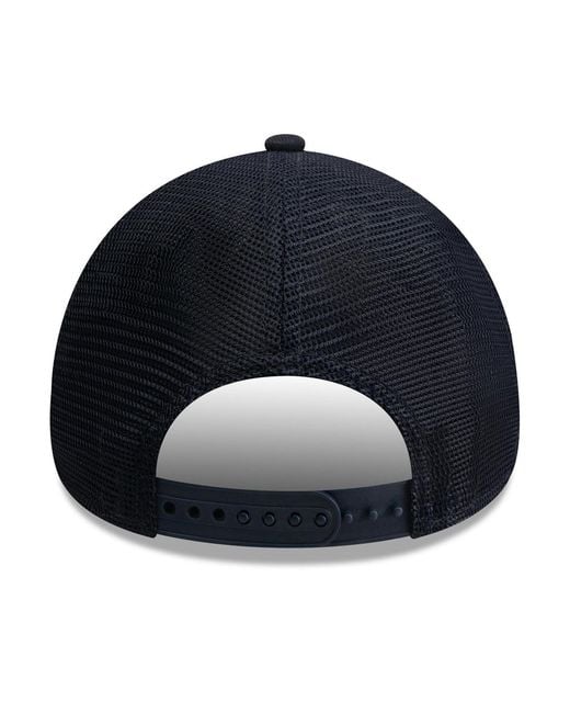 KTZ Blue Seattle Mariners Side Script 9forty A-frame Trucker Adjustable Hat for men