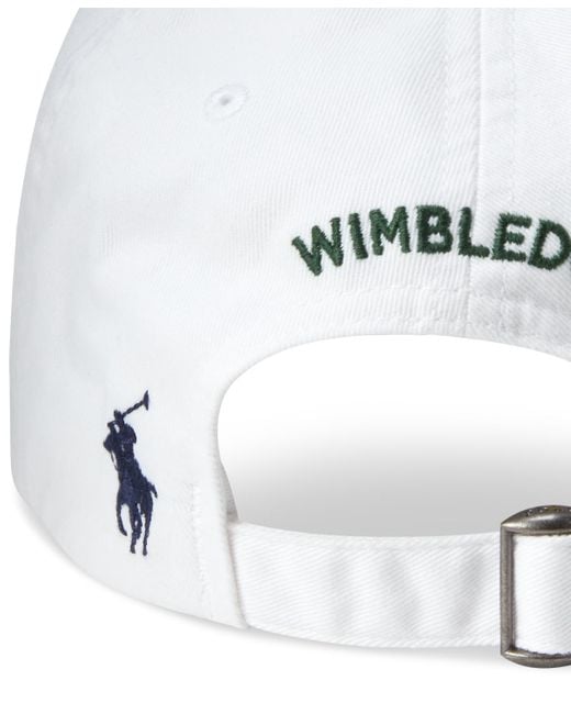 Polo Ralph Lauren White Wimbledon 2024 Ball Cap for men
