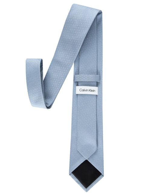 Calvin Klein Blue Cortland Geo-pattern Tie for men