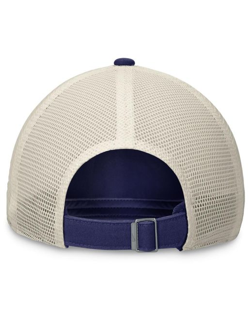 Nike Blue Royal Brooklyn Dodgers Cooperstown Collection Rewind Club Trucker Adjustable Hat for men