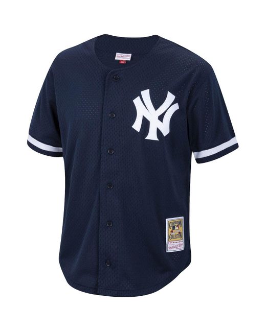 Mitchell & Ness Blue reggie Jackson New York Yankees Cooperstown Collection Mesh Batting Practice Jersey for men