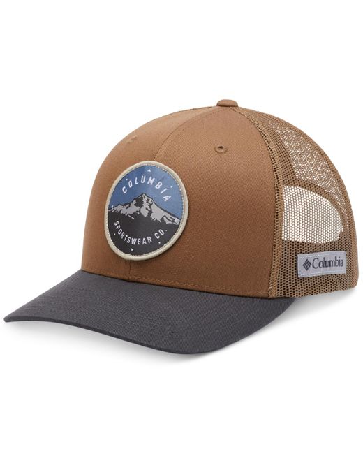 Columbia Brown Mesh Snap Back Hat for men