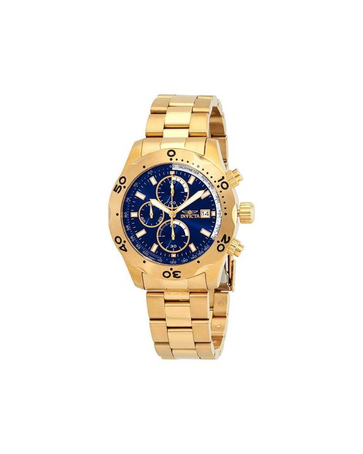 INVICTA WATCH Men's Metallic 17751 Specialty Quartz Chronograph Dial Watch