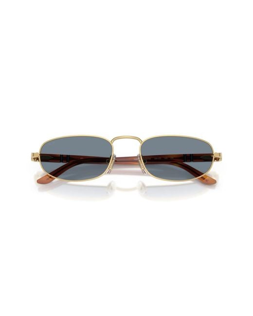 Persol Blue Rectangle Sunglasses