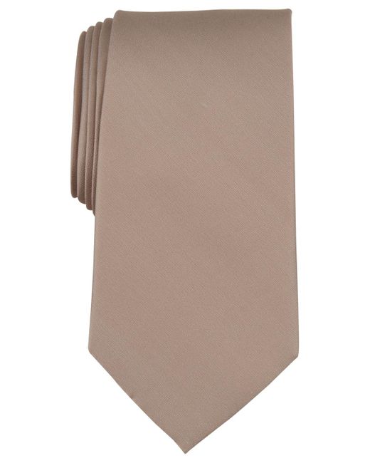 Michael Kors Brown Sapphire Solid Tie for men