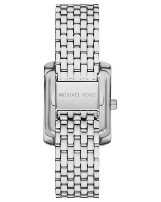 Michael Kors Blue Emery Three-hand Stainless Steel Watch 27mm X 33mm