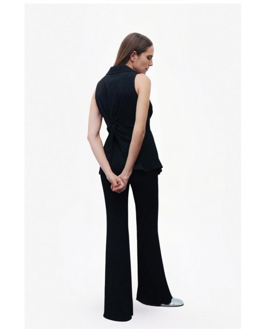 Nocturne Black Flared Pants
