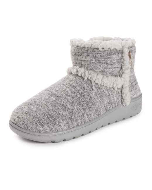 Muk Luks Gray Aubree Bootie