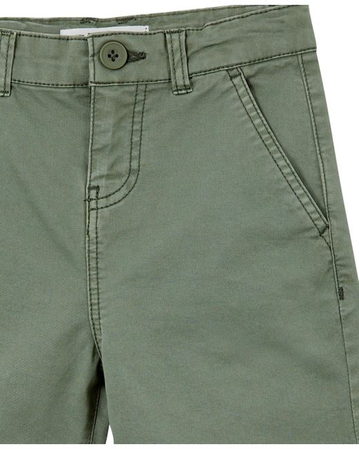 Cotton On Green Toddler And Little Boys Will Chino Shorts for men