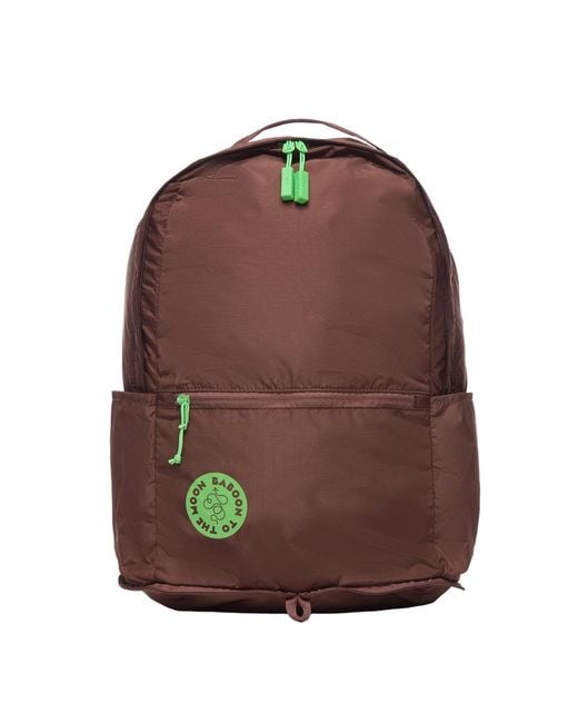 BABOON TO THE MOON Brown Packable Backpack