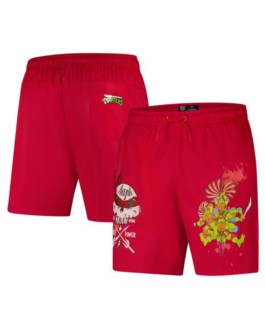 FREEZE MAX Red Raphael Teenage Mutant Ninja Turtles Turtle Power Shorts for men