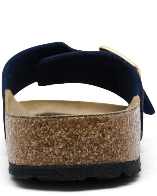 Birkenstock Blue Catalina Luxe Buckle Birko-flor Sandals From Finish Line