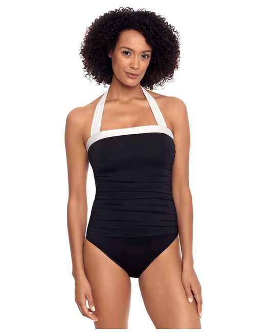 Ralph Lauren Black Bel Air One-piece Swimsuit