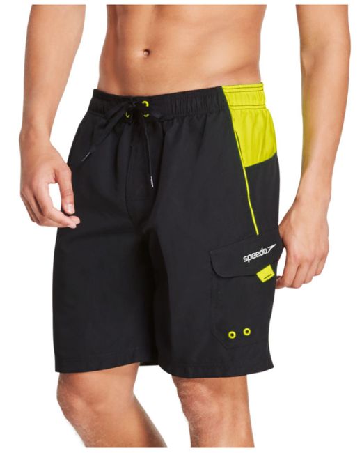 black speedo shorts