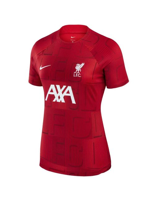 Nike Red Liverpool 2023 Pre-match Top