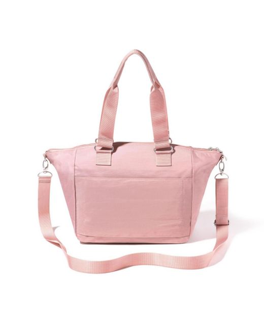 Baggallini Pink All-day Removable Pouch Tote
