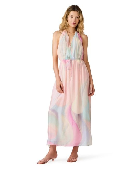 steve madden pink dress Steve Madden Women's Tiered Tulle Gown Sleeveless Mesh Dresses - Dawn Pink - Size 5/6