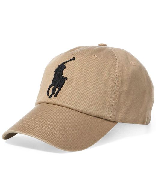 Polo Ralph Lauren Natural Big Pony Chino Sports Hat for men