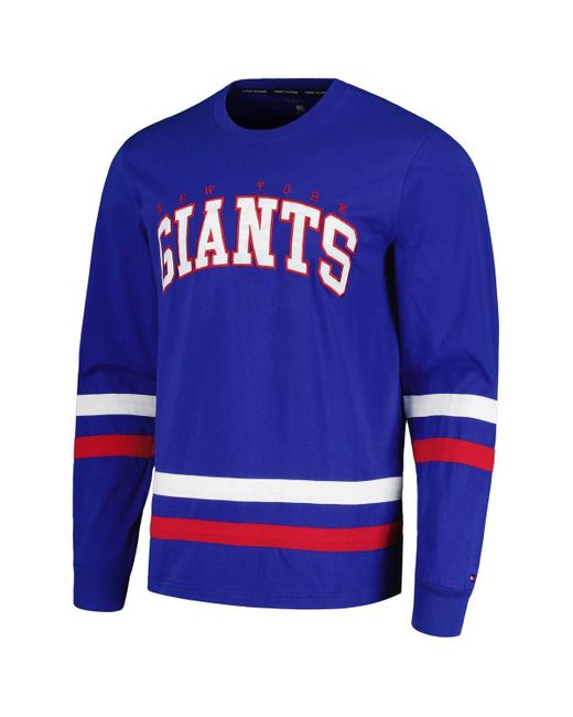Tommy Hilfiger Blue New York Giants Nolan Long Sleeve T-shirt for men