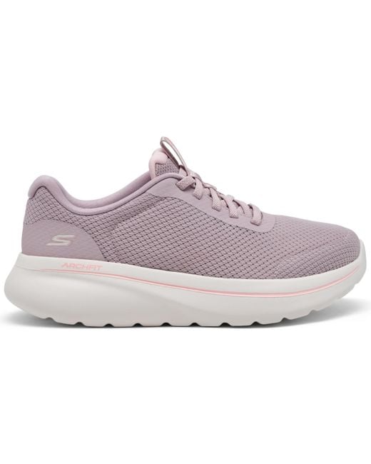 Skechers Pink Go Walk Arch Fit N-joy